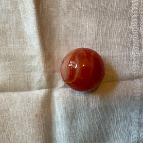 Glass marbles Lot of 4 One clear and 3 swirl  7/8 " - Picture 7 of 9